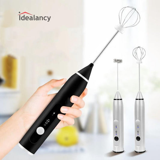 Electric coffee beater