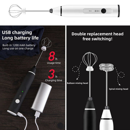 Electric coffee beater