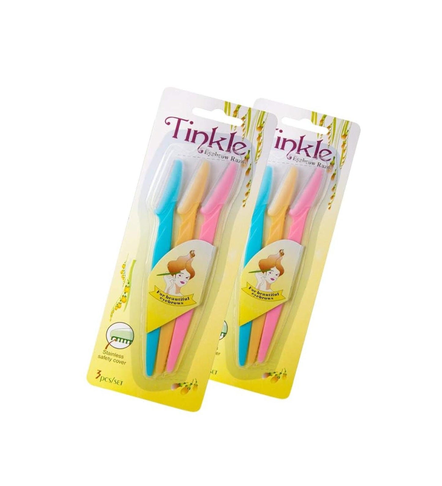 Tinkle Eyebrow Razor for Women Pack